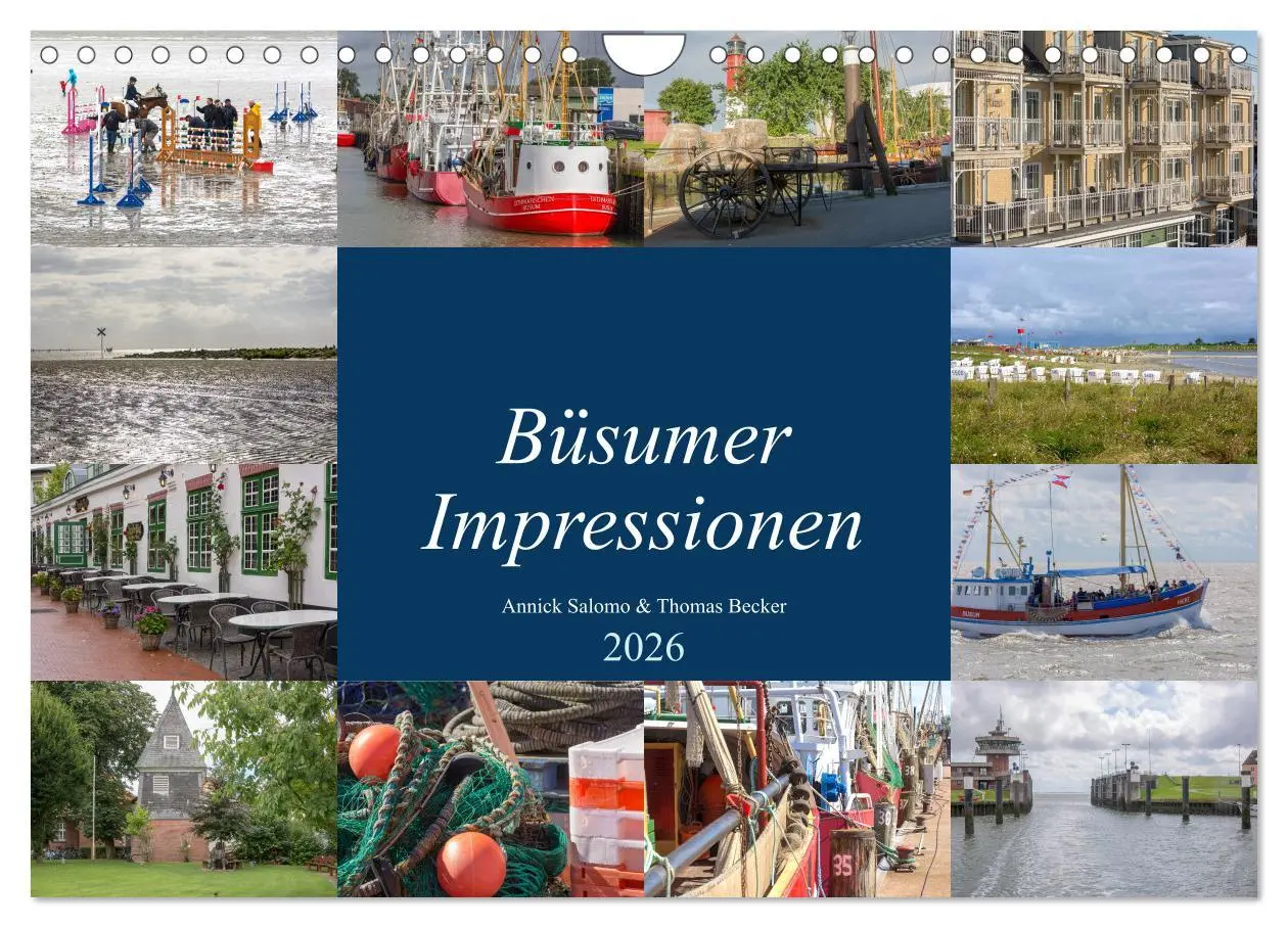 Cover: 9783457829370 | Büsumer Impressionen (Wandkalender 2026 DIN A4 quer), CALVENDO...